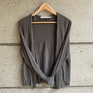 🤍 Simon’s Contemporaine Open Front Sage Green Cardi